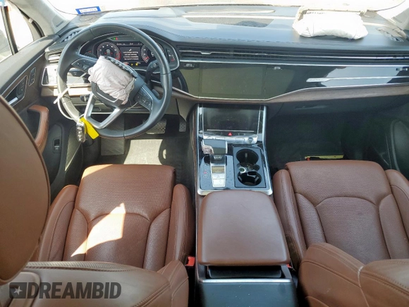 2020 Audi Q7 Prestige with VIN WA1VXAF74LD008654, listed as a Copart auction lot 50490785 with 65,868 mi miles and Salvage title. Bid and sale history available at DreamBid. Image 8.