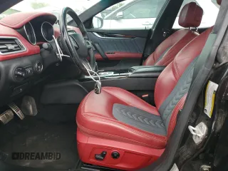 2016 Maserati Ghibli S Q4 with VIN ZAM57RTA4G1185177, listed as a Copart auction lot 55495705 with 51,486 mi miles and Salvage Title. Bid and sale history available at carsss.com. Image 7.