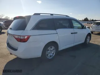 2013 Honda Odyssey LX with VIN 5FNRL5H26DB046666, listed as a Copart auction lot 48064605 with 191,453 mi miles and Salvage Title. Bid and sale history available at carsss.com. Image 3.