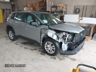 2022 Toyota Corolla Cross L with VIN 7MUAAABGXNV023331, listed as a IAAI auction lot 42351617 with 37,790 mi miles and . Bid and sale history available at DreamBid. Image 1.