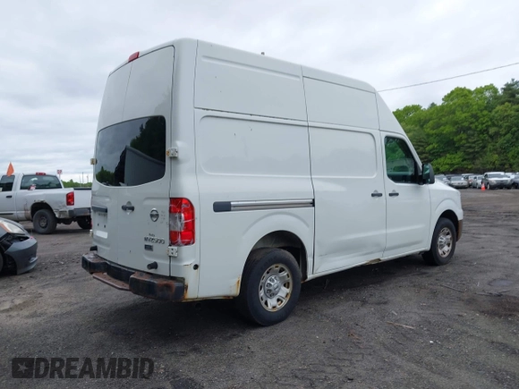 2013 Nissan NV SV with VIN 1N6BF0LY0DN104213, listed as a IAAI auction lot 42254199 with 94,705 mi miles and . Bid and sale history available at DreamBid. Image 4.