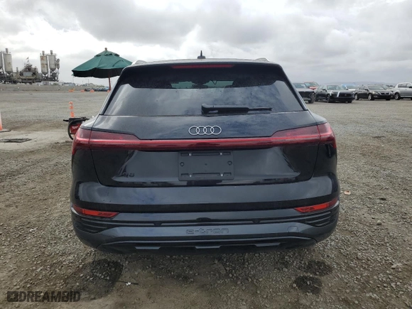 2024 Audi Q8 e-tron Premium Plus with VIN WA15AAGE3RB008258, listed as a Copart auction lot 78146344 with 12,264 mi miles and Salvage Title. Bid and sale history available at carsss.com. Image 6.