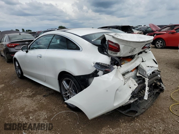 2018 Mercedes-Benz E-Class E 400 with VIN WDD1J6GB2JF024526, listed as a Copart auction lot 57150034 with 57,787 mi miles and Salvage Title. Bid and sale history available at carsss.com. Image 2.