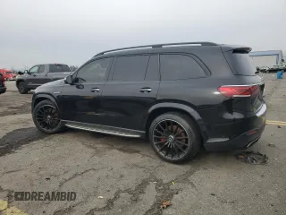 2021 Mercedes-Benz GLS with VIN 4JGFF8KE3MA463875, listed as a Copart auction lot 81672014 with 14,798 mi miles and Salvage Title. Bid and sale history available at carsss.com. Image 2.