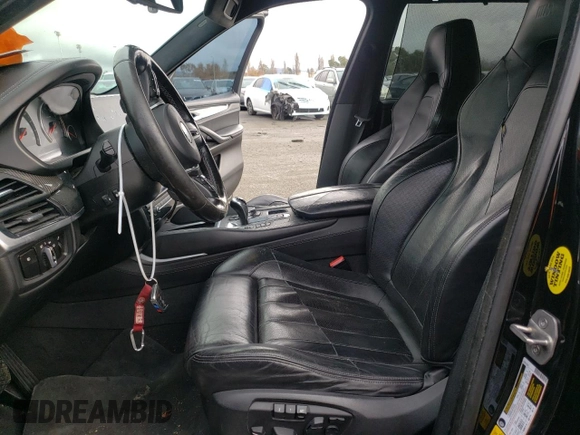 2016 BMW X5 M with VIN 5YMKT6C50G0R78042, listed as a Copart auction lot 39414444 with 105,898 mi miles. Bid and sale history available at carsss.com. Image 7.