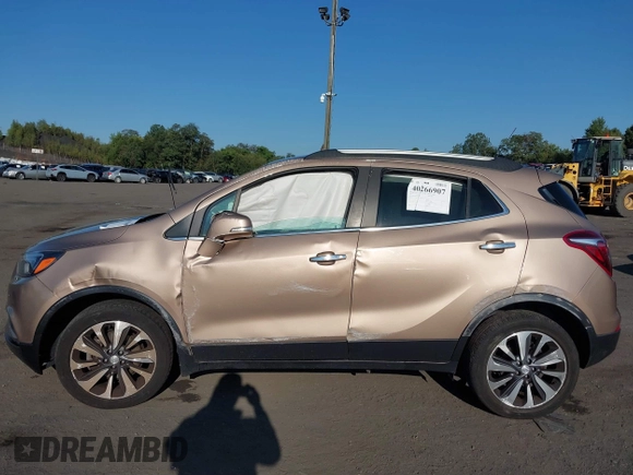 2019 Buick Encore Essence with VIN KL4CJGSM6KB745419, listed as a IAAI auction lot 40266907 with Not Provided miles and . Bid and sale history available at DreamBid. Image 6.