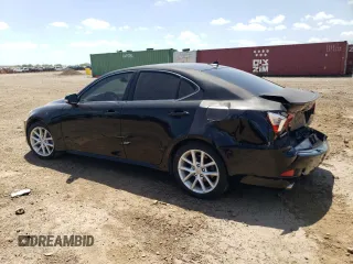 2012 Lexus IS 250 with VIN JTHBF5C25C5180261, listed as a Copart auction lot 62020035 with 157,465 mi miles and Salvage title. Bid and sale history available at DreamBid. Image 2.