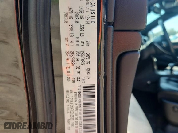 2015 Jeep Grand Cherokee High Altitude with VIN 1C4RJFCMXFC618536, listed as a Copart auction lot 64569685 with 110,982 mi miles and Clean title. Bid and sale history available at DreamBid. Image 13.