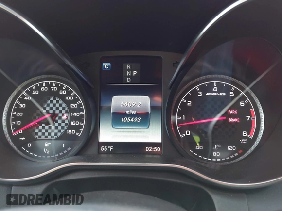 2017 Mercedes-Benz C 43 AMG with VIN 55SWF6EB6HU215481, listed as a IAAI auction lot 41660762 with 105,493 mi miles and . Bid and sale history available at DreamBid. Image 7.