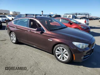 2013 BMW 5 Series 535i Gran Turismo xDrive with VIN WBASP2C50DC338667, listed as a Copart auction lot 76117604 with 136,455 mi miles and Salvage title. Bid and sale history available at DreamBid. Image 4.