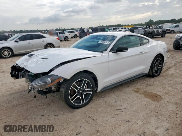 2022 Ford Mustang EcoBoost with VIN 1FA6P8TH6N5100254, listed as a Copart auction lot 64054365 with 75,098 mi miles and Salvage title. Bid and sale history available at DreamBid. Image 1.