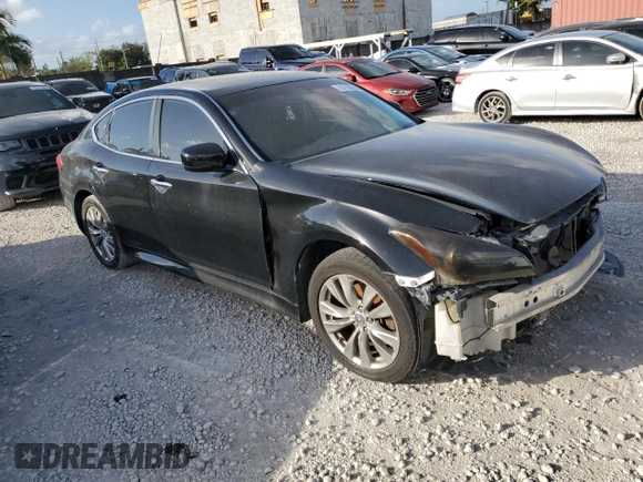 2013 Infiniti M37 with VIN JN1BY1AP7DM511791, listed as a Copart auction lot 78716214 with 132,482 mi miles and Clean Title. Bid and sale history available at carsss.com. Image 4.