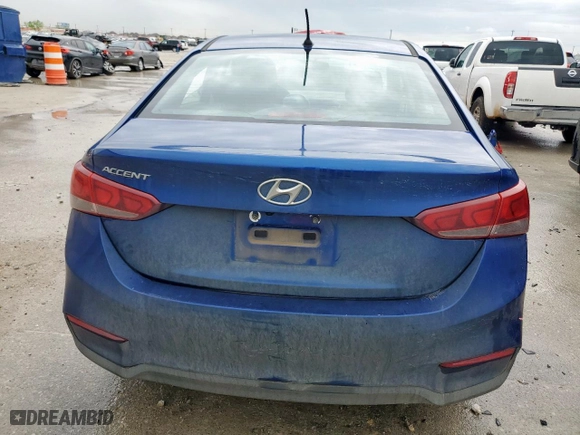 2019 Hyundai Accent SE with VIN 3KPC24A38KE077457, listed as a Copart auction lot 50629945 with 155,994 mi miles and Salvage Title. Bid and sale history available at carsss.com. Image 6.