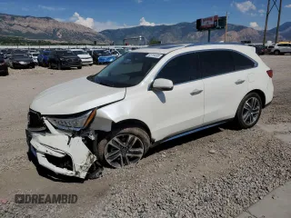 2017 Acura MDX Advance with VIN 5FRYD4H85HB036996, listed as a Copart auction lot 63784095 with 69,306 mi miles and Salvage title. Bid and sale history available at DreamBid. Image 1.