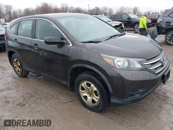 2014 Honda CR-V LX with VIN 5J6RM4H38EL040943, listed as a IAAI auction lot 42028677 with 152,657 mi miles. Bid and sale history available at carsss.com. Image 1.