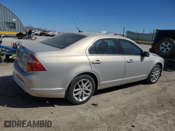 2010 Ford Fusion SEL with VIN 3FAHP0JG7AR356186, listed as a Copart auction lot 48987375 with 130,126 mi miles and Salvage Title. Bid and sale history available at DreamBid. Image 3.