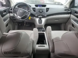 2013 Honda CR-V EX-L z VIN 2HKRM4H76DH634037, wystawiony jako Copart lot #57985265 z przebiegiem 80 399 mil mil oraz Szkody całkowita. Historia ofert i sprzedaży dostępna na DreamBid. Obrazek 8.