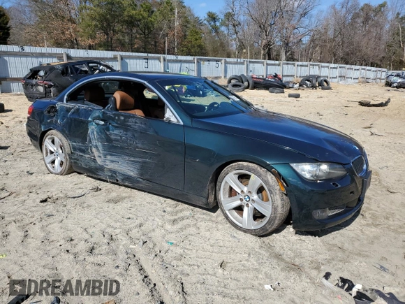 2008 BMW 3 Series 335i with VIN WBAWL73528PX57189, listed as a Copart auction lot 45640025 with 115,689 mi miles and Salvage Title. Bid and sale history available at carsss.com. Image 4.