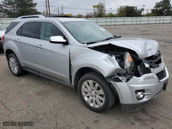 2011 Chevrolet Equinox LT w/2LT with VIN 2CNFLNE55B6252125, listed as a Copart auction lot 52956085 with 100,110 mi miles and Salvage Title. Bid and sale history available at carsss.com. Image 4.