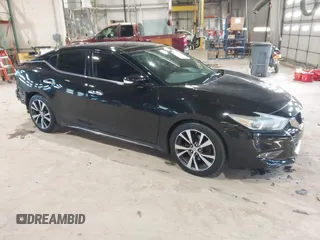 2017 Nissan Maxima SV with VIN 1N4AA6AP7HC405028, listed as a IAAI auction lot 41358504 with 92,231 mi miles. Bid and sale history available at carsss.com. Image 1.