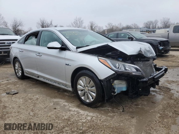2016 Hyundai Sonata SE with VIN KMHE24L19GA011767, listed as a Copart auction lot 40959384 with Not Provided miles and . Bid and sale history available at DreamBid. Image 4.