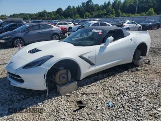 2016 Chevrolet Corvette 3LT with VIN 1G1YF3D78G5116272, listed as a Copart auction lot 61236234 with 0 mi miles and Clean Title. Bid and sale history available at carsss.com. Image 1.