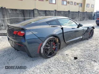 2019 Chevrolet Corvette 1LT with VIN 1G1YB2D71K5114247, listed as a Copart auction lot 54311885 with 60,498 mi miles and Salvage title. Bid and sale history available at DreamBid. Image 3.