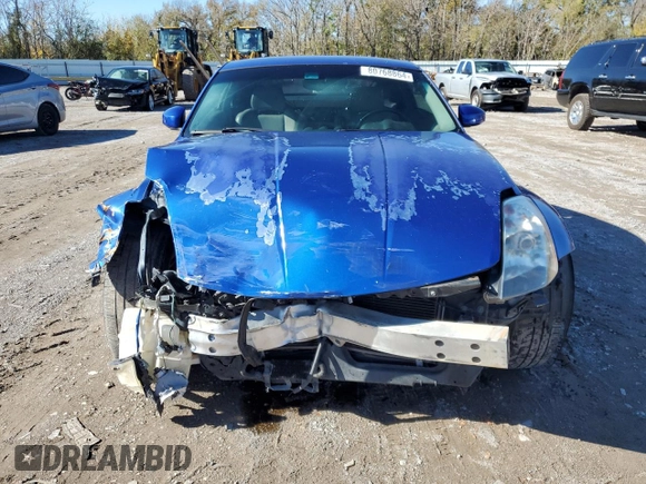 2005 Nissan 350Z Touring with VIN JN1AZ34D35M606128, listed as a Copart auction lot 80768864 with 108,891 mi miles and Salvage Title. Bid and sale history available at DreamBid. Image 5.