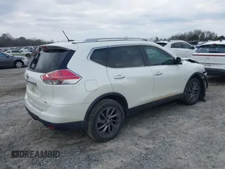 2016 Nissan Rogue SL with VIN 5N1AT2MT7GC873311, listed as a IAAI auction lot 41645032 with 98,535 mi miles. Bid and sale history available at carsss.com. Image 4.