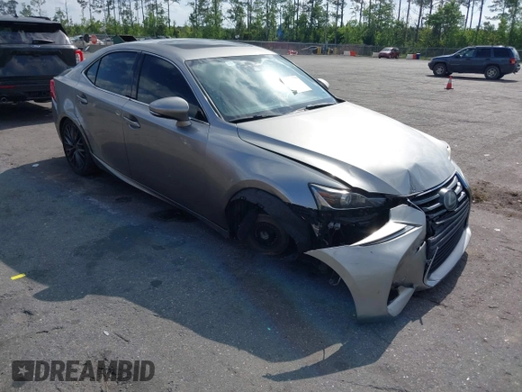 2017 Lexus IS 200t with VIN JTHBA1D21H5047753, listed as a IAAI auction lot 42007198 with 142,887 mi miles and . Bid and sale history available at DreamBid. Image 1.