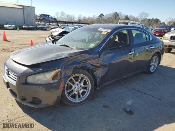 2012 Nissan Maxima 3.5 S with VIN 1N4AA5AP7CC834088, listed as a Copart auction lot 46266975 with 199,175 mi miles and Clean Title. Bid and sale history available at carsss.com. Image 1.