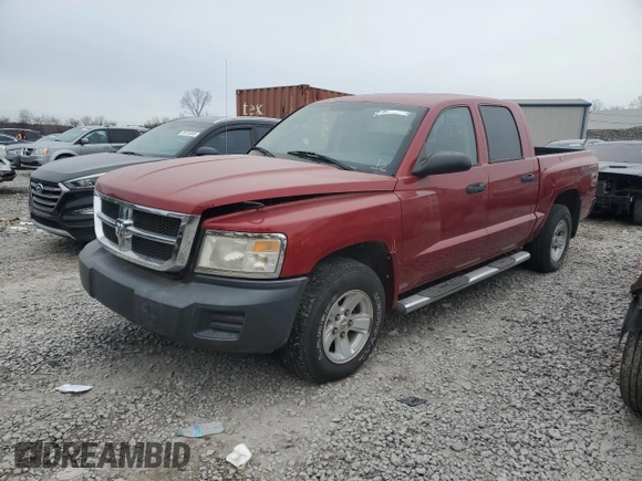 2008 Dodge Dakota SXT with VIN 1D7HE38K18S541785, listed as a Copart auction lot 89347225 with 139,435 mi miles and Salvage Title. Bid and sale history available at DreamBid. Image 1.