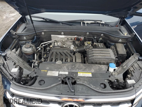 2021 Volkswagen Atlas SE with VIN 1V2JE2CA2MC241535, listed as a Copart auction lot 44203225 with 33,995 mi miles and Salvage title. Bid and sale history available at DreamBid. Image 12.