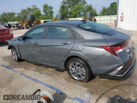 2024 Hyundai Elantra SEL с VIN KMHLM4DG9RU694429, выставлен на аукционе Copart как лот 60974725 с пробегом 32 230 миль миль и Списание • Salvage title. История ставок и продаж доступна на DreamBid. Изображение 2.