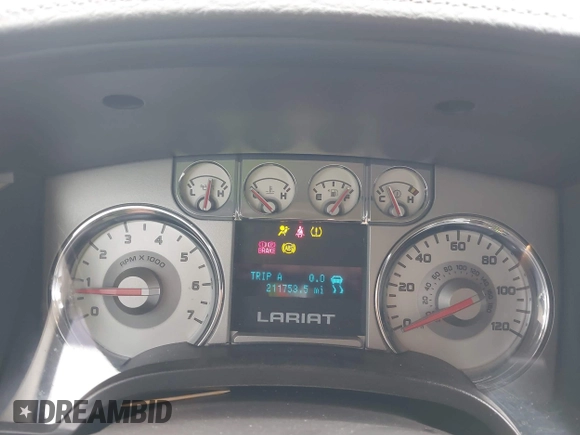 2009 Ford F-150 XL with VIN 1FTPW12V49KC53531, listed as a IAAI auction lot 41472665 with 211,753 mi miles. Bid and sale history available at carsss.com. Image 7.