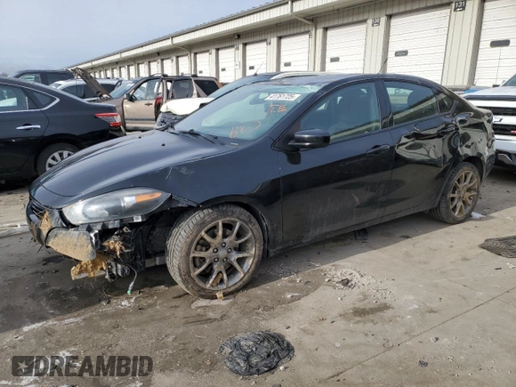 2014 Dodge Dart SXT with VIN 1C3CDFBB9ED708318, listed as a Copart auction lot 41761725 with 114,751 mi miles and Salvage Title. Bid and sale history available at carsss.com. Image 1.