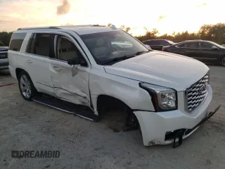 2019 GMC Yukon Denali with VIN 1GKS1CKJ9KR322958, listed as a Copart auction lot 79485874 with 86,512 mi miles and Salvage Title. Bid and sale history available at carsss.com. Image 4.