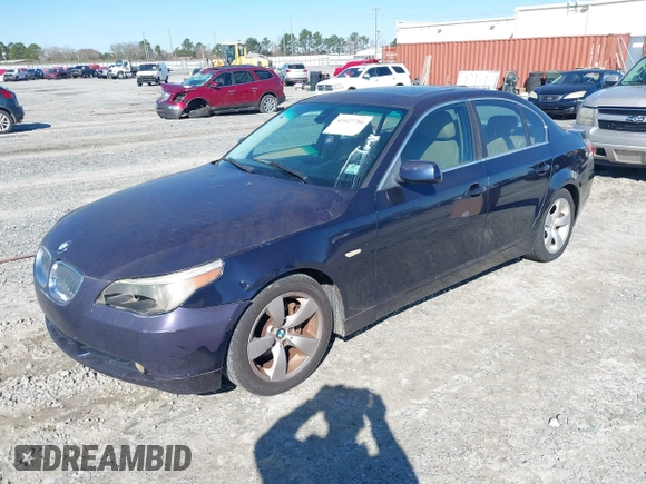 2004 BMW 5 Series 530i with VIN WBANA73574B802507, listed as a IAAI auction lot 41627786 with 226,192 mi miles and . Bid and sale history available at carsss.com. Image 2.