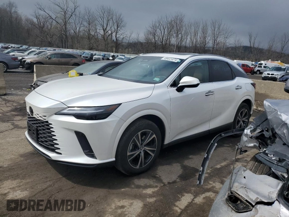 2023 Lexus RX with VIN 2T2BAMCA2PC030260, listed as a Copart auction lot 49441474 with 11,133 mi miles and Salvage Title. Bid and sale history available at carsss.com. Image 1.