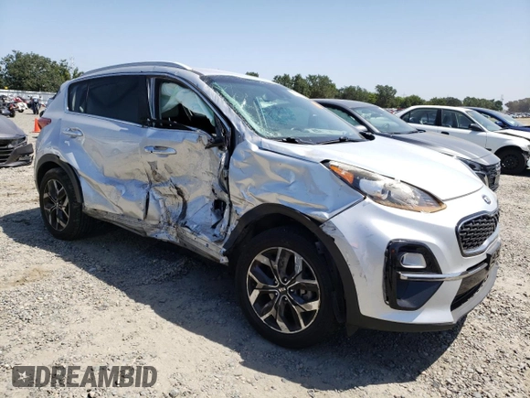 2020 Kia Sportage EX with VIN KNDPN3AC8L7780402, listed as a Copart auction lot 55964355 with 91,728 mi miles and Salvage title. Bid and sale history available at DreamBid. Image 4.