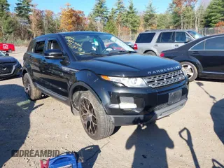 2013 Land Rover Range Rover Evoque Pure Plus with VIN SALVP2BGXDH752845, listed as a IAAI auction lot 40680273 with 145,274 mi miles. Bid and sale history available at carsss.com. Image 1.