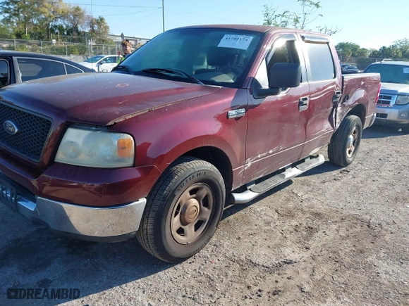 2005 Ford F-150 XLT with VIN 1FTRW12W05KC99773, listed as a IAAI auction lot 41780174 with 102,266 mi miles. Bid and sale history available at carsss.com. Image 17.