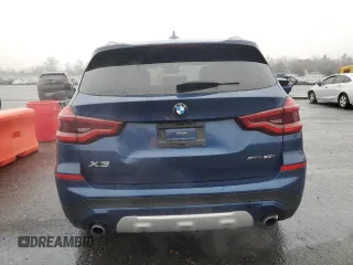 2021 BMW X3 xDrive30i with VIN 5UXTY5C01M9H12745, listed as a Copart auction lot 84824444 with 46,618 mi miles and Salvage Title. Bid and sale history available at DreamBid. Image 6.