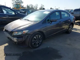 2014 Honda Civic Sedan EX with VIN 19XFB2F86EE272712, listed as a IAAI auction lot 41978115 with 189,123 mi miles. Bid and sale history available at carsss.com. Image 18.