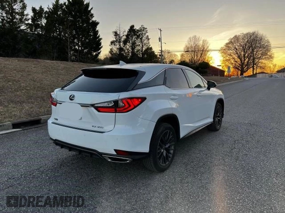 2020 Lexus RX 350 F Sport with VIN 2T2SZMDA1LC238387, listed as a Copart auction lot 50836324 with 18,574 mi miles and . Bid and sale history available at DreamBid. Image 4.