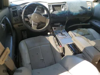2005 Infiniti FX35 with VIN JNRAS08W15X204067, listed as a Copart auction lot 74496564 with 0 mi miles and Salvage Title. Bid and sale history available at carsss.com. Image 8.