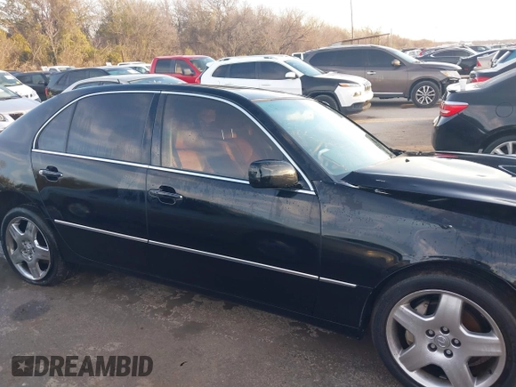 2005 Lexus LS 430 with VIN JTHBN36F855005771, listed as a IAAI auction lot 41233919 with 273,798 mi miles. Bid and sale history available at carsss.com. Image 13.