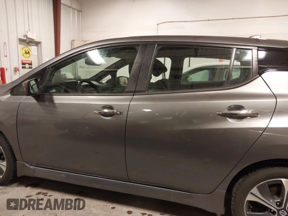 2022 Nissan LEAF SV Plus with VIN 1N4BZ1CV0NC554971, listed as a IAAI auction lot 41348000 with 31,479 mi miles and . Bid and sale history available at DreamBid. Image 14.