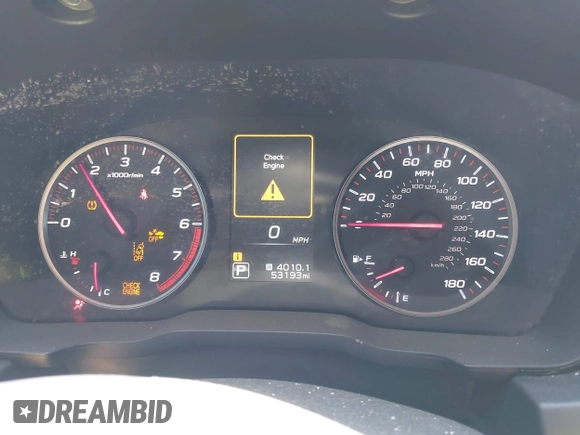 2022 Subaru WRX Premium with VIN JF1VBAH62N8008419, listed as a IAAI auction lot 42048545 with 53,193 mi miles and . Bid and sale history available at DreamBid. Image 7.