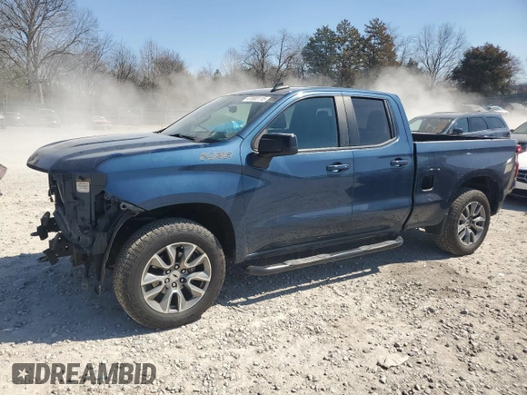 2019 Chevrolet Silverado 1500 RST with VIN 1GCRYEED8KZ333067, listed as a Copart auction lot 47880115 with 85,822 mi miles and Salvage Title. Bid and sale history available at DreamBid. Image 1.